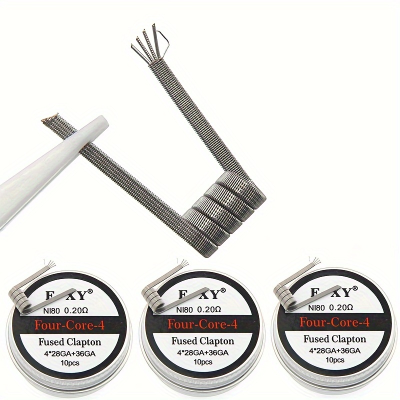 10 szt./pudełko, Grzałki Clapt – Coil Building Kit recenzja i cena